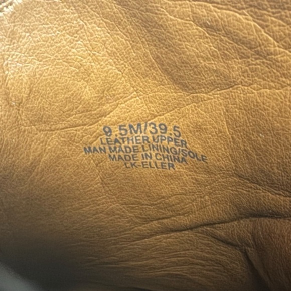 Lucky Brand Elle Ankle Boot Round Toe Black Leather Western Booties Size 9.5M - Picture 7 of 8